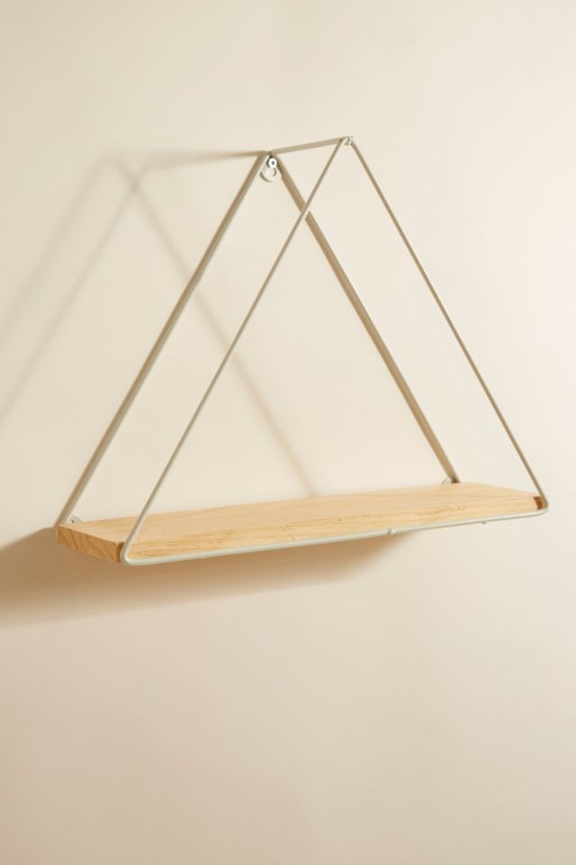 All-White Triangle Shelf | Urban Outfitters UK