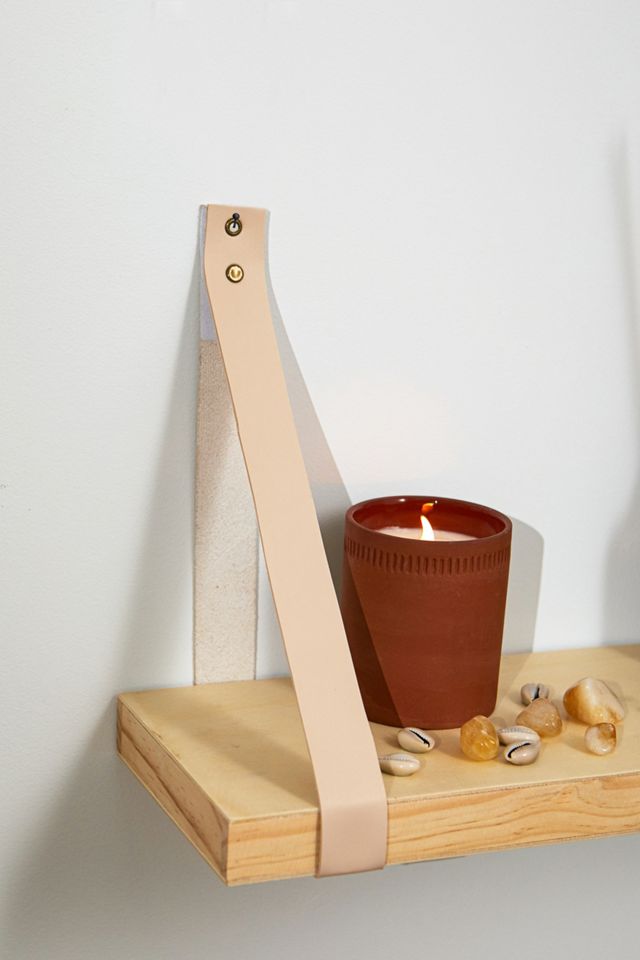 Faux Leather Single Shelf #1