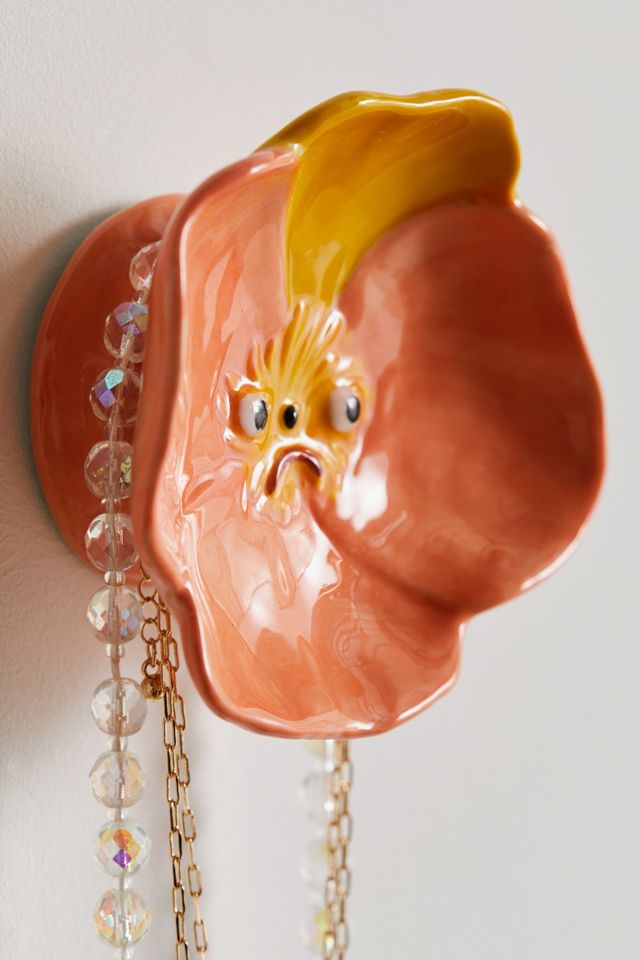 Moody Pansy Wall Hook #1
