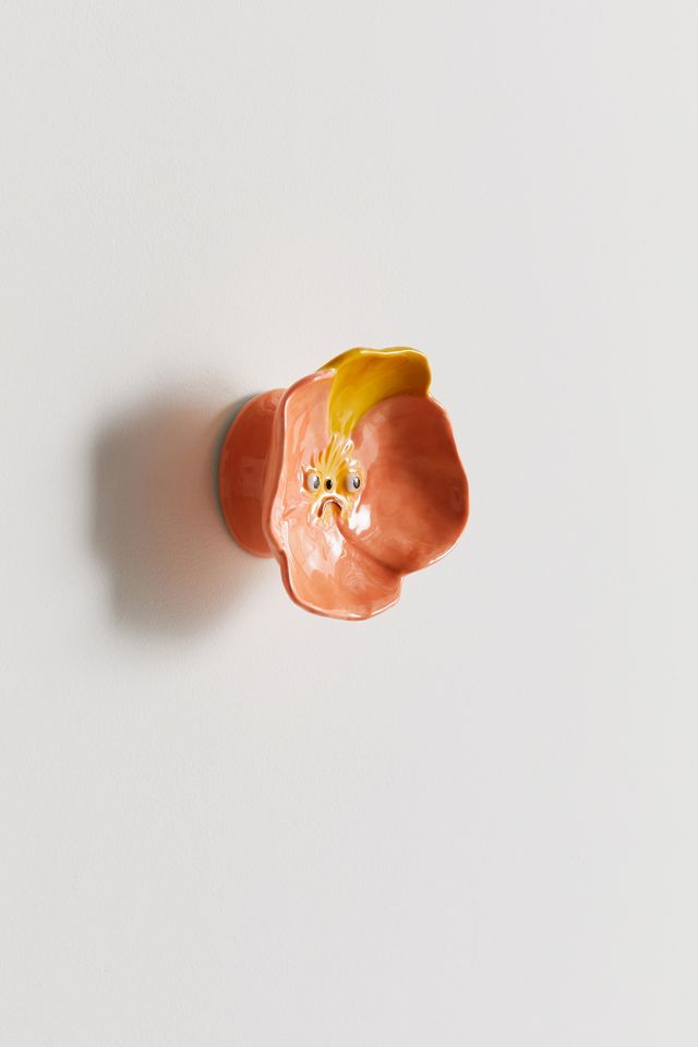 Moody Pansy Wall Hook #2