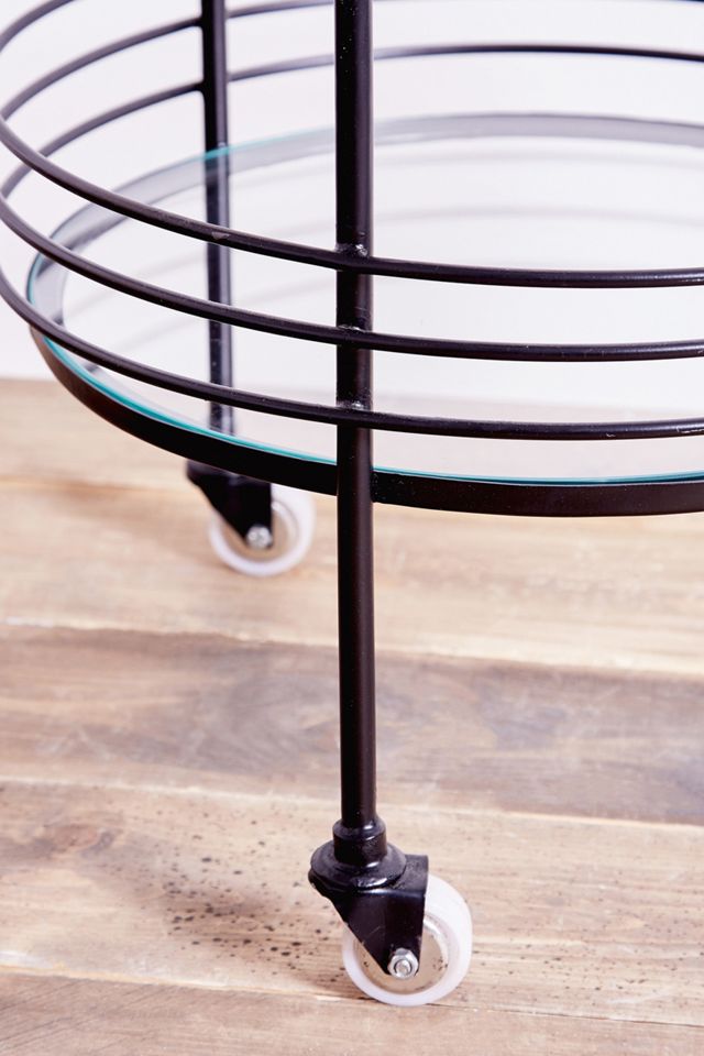 Leila Black Bar Cart #2