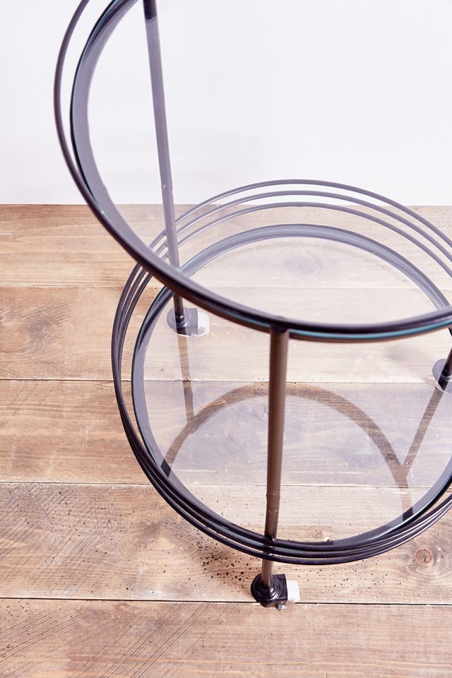 Leila Black Bar Cart #3