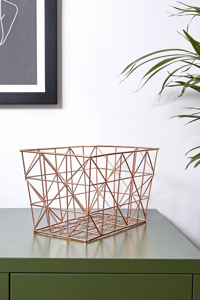 Cesta de almacenamiento rectangular grande  #1