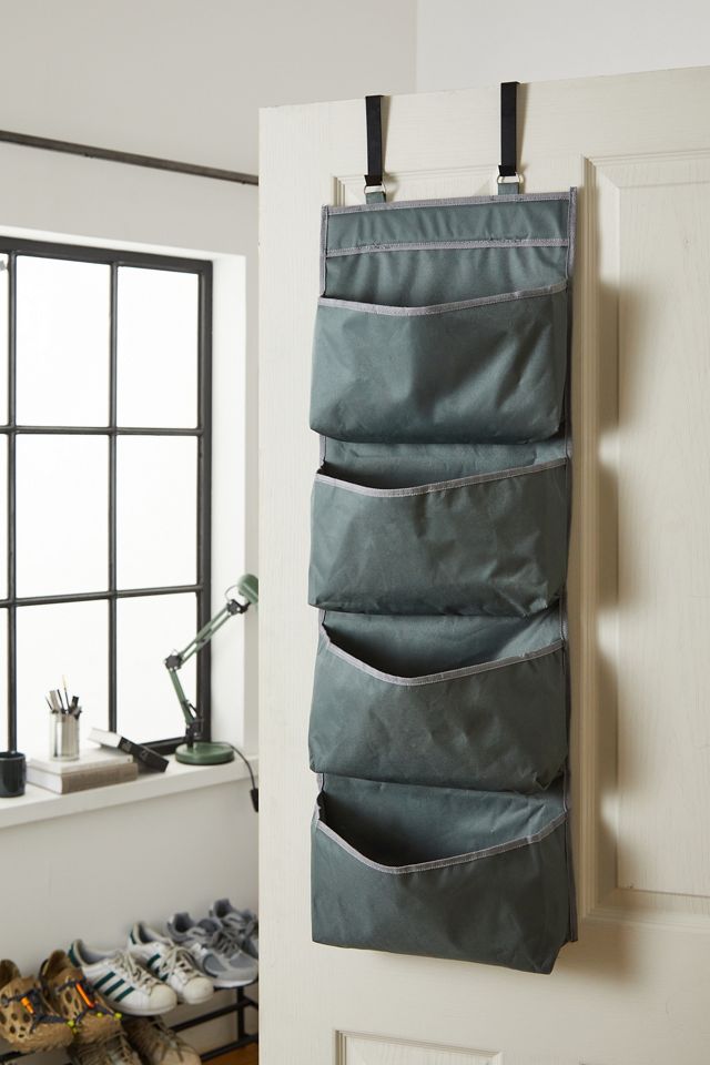 Charcoal Over-The-Door Shoe Storage #1