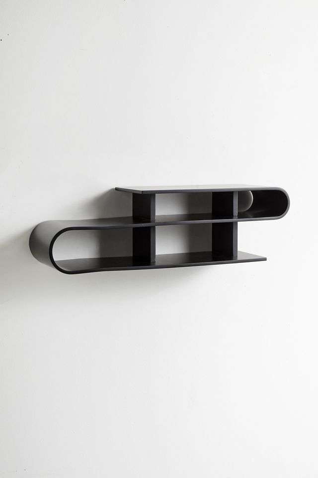 Maura Black Wall Shelf #2