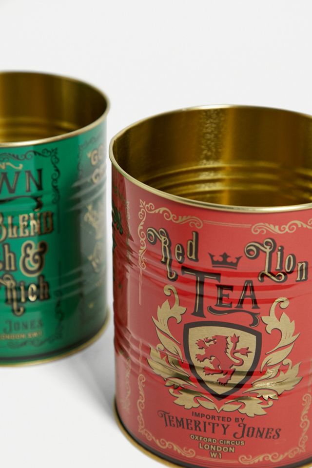 Tea and Coffee Tin Set #1