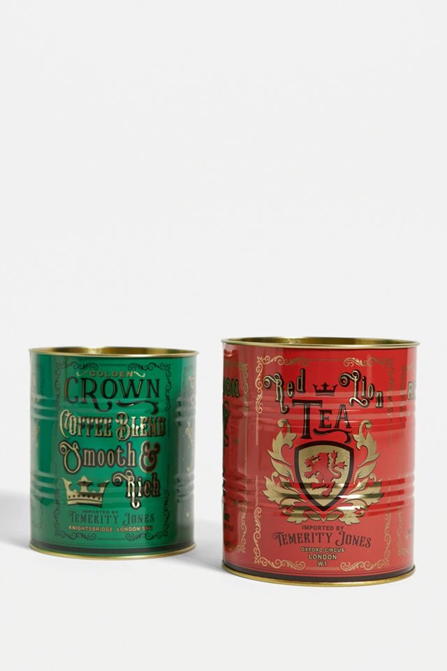 Tea and Coffee Tin Set #2