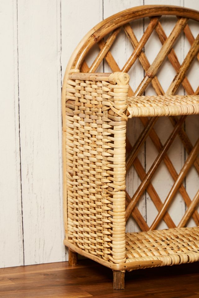 Regaleinheit aus Rattan #2