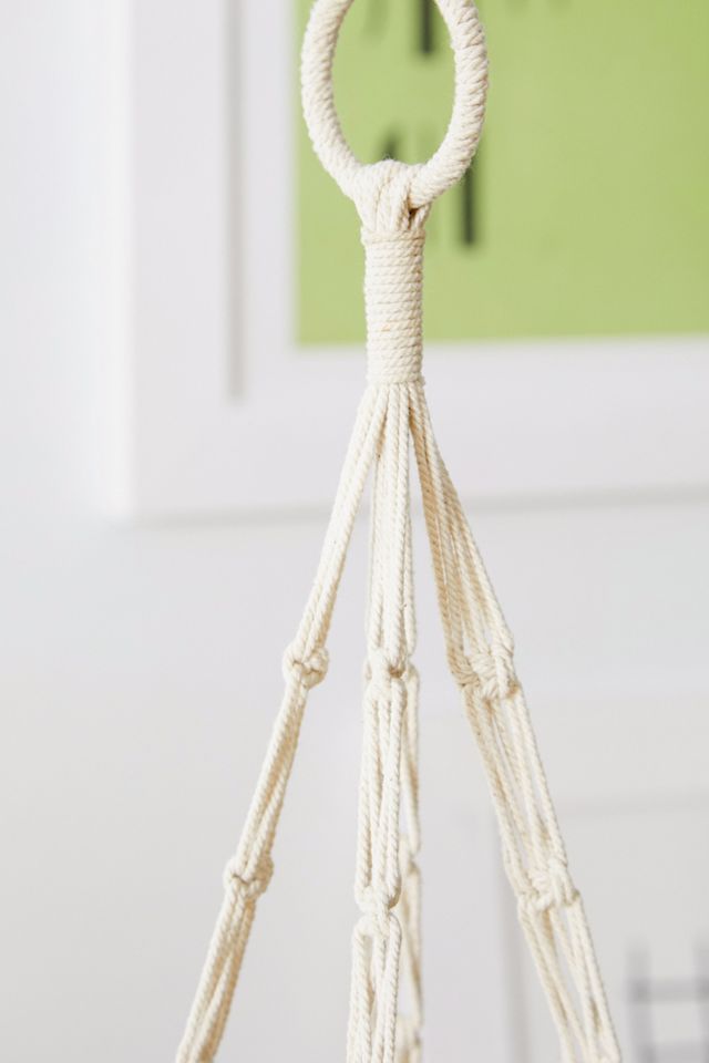 One-Tier Macrame Hanging Basket #2