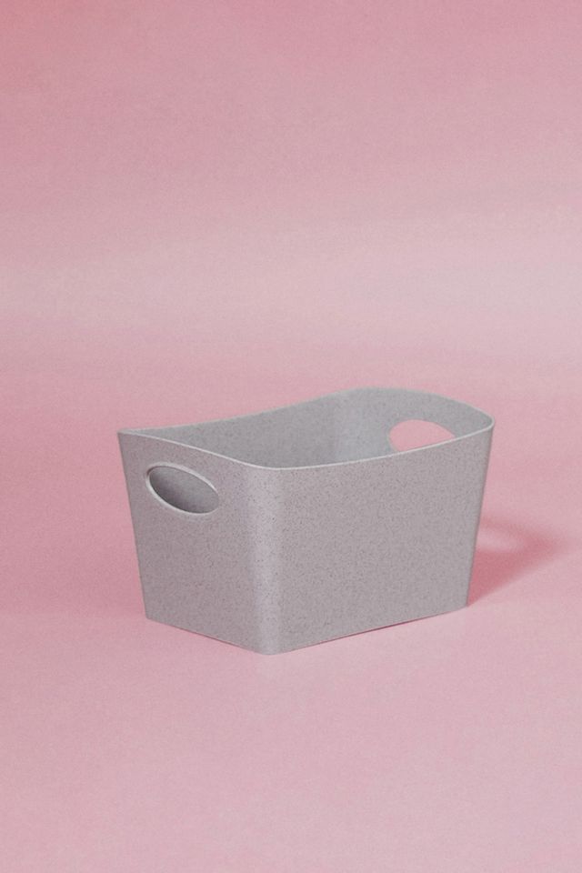 Small Grey Recyclable Storage Bin #1