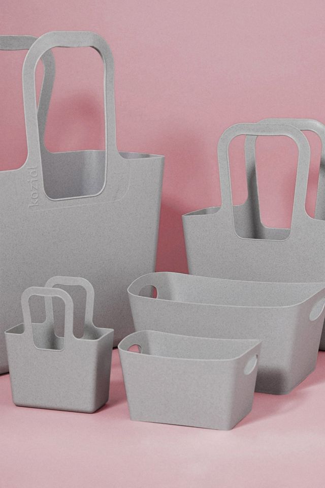 Small Grey Recyclable Storage Bin #3