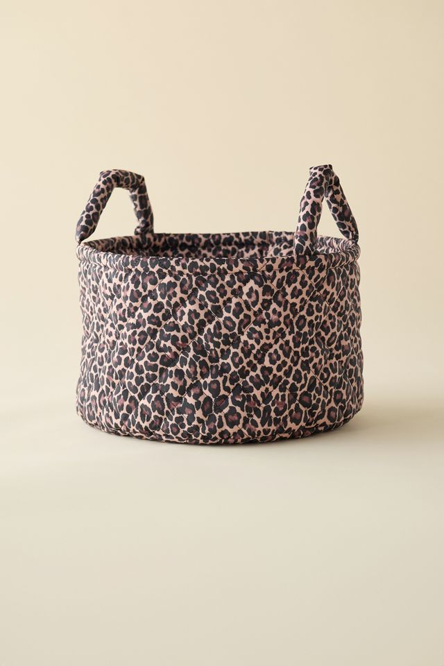 Leopard Small Basket #1