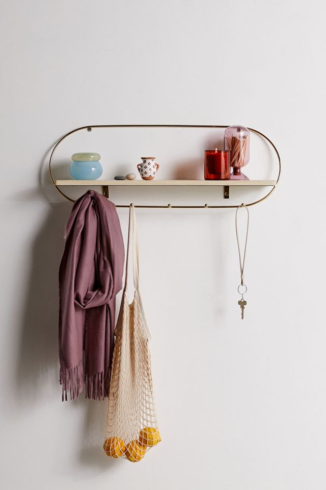 Ella Wide Hook Shelf Urban Outfitters UK