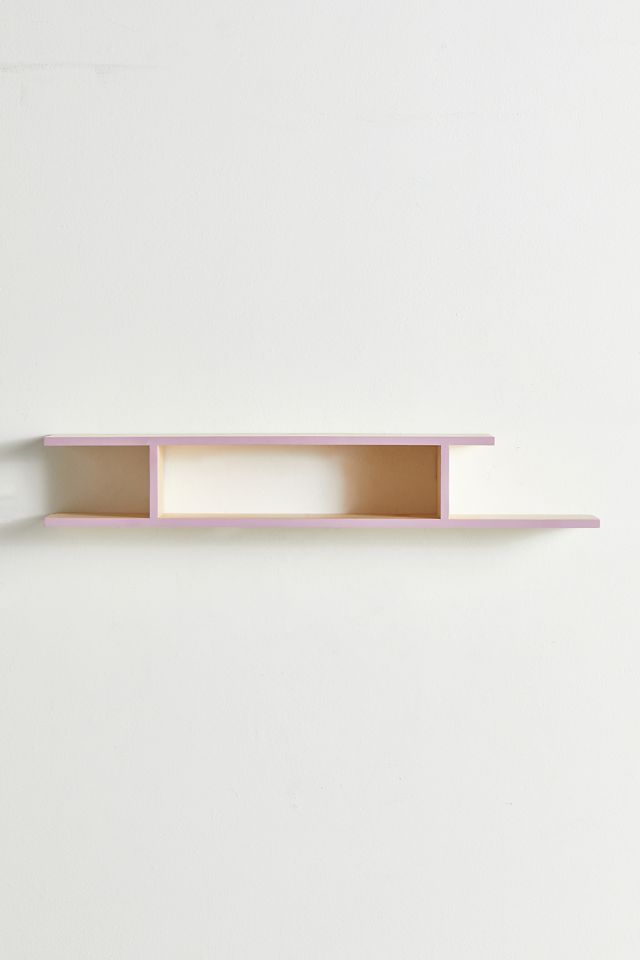 Pink Kora Wood Shelf #1