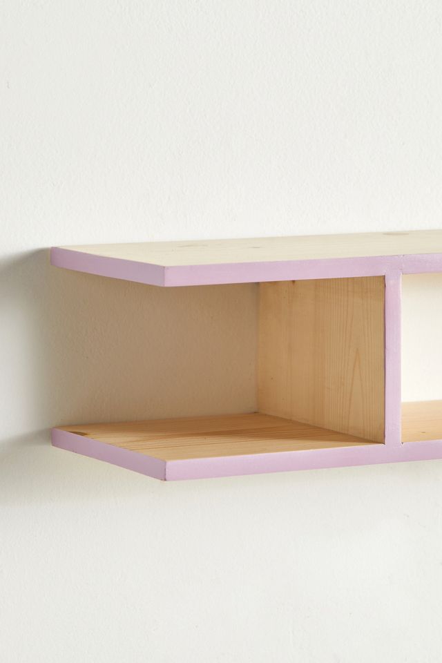 Pink Kora Wood Shelf #2