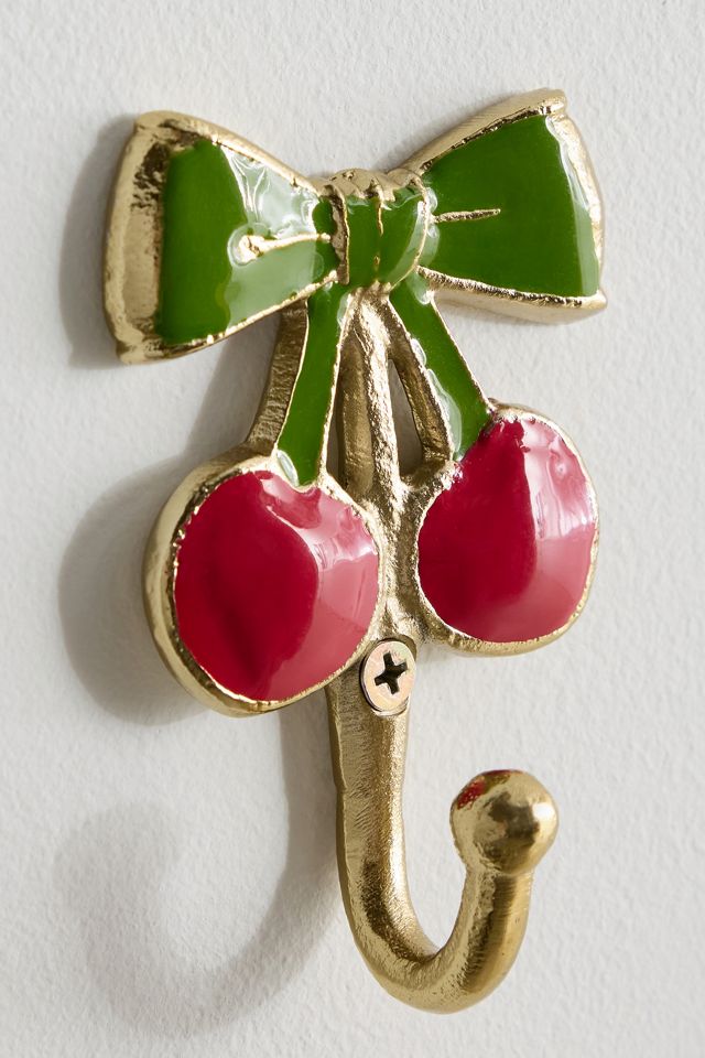 Bow Cherries Wall Hook #2