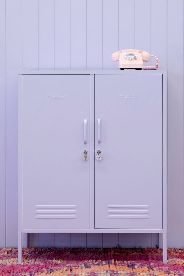 Mustard Made Lilac Midi Locker | Urban Outfitters UK