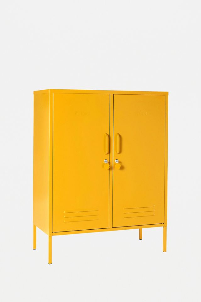 Mustard Robe mi-longue en jersey jaune #2