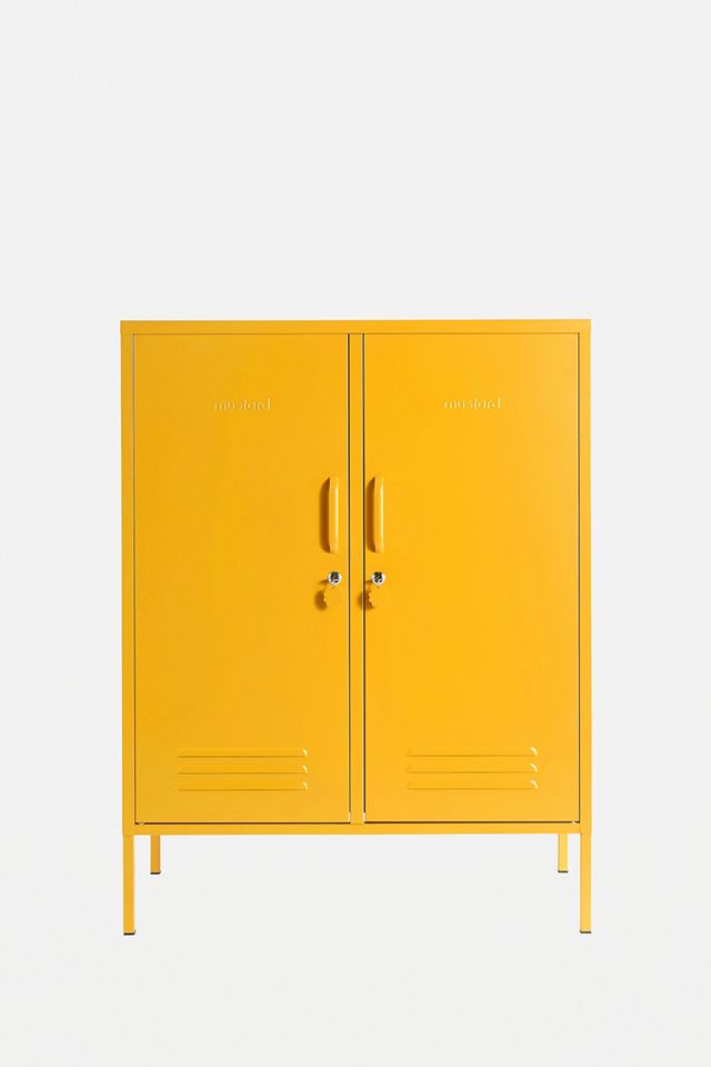Mustard Robe mi-longue en jersey jaune #3