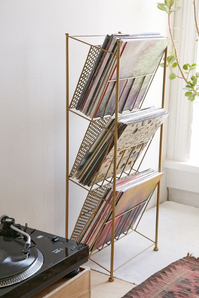 Record on sale storage rack