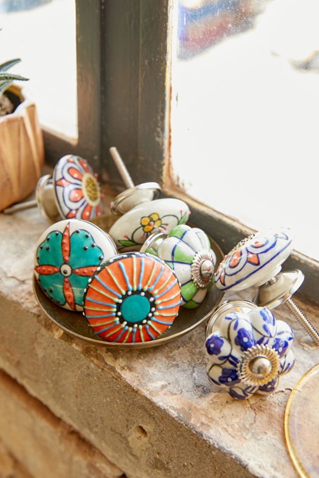 Striped Drawer Knob Urban Outfitters UK