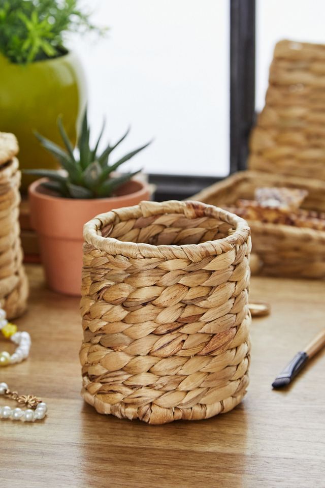 Petit pot à pinceaux tressé  #2