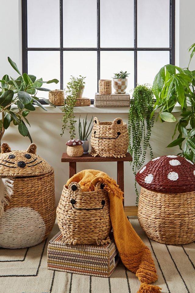 Small Mushroom Woven Pot #1