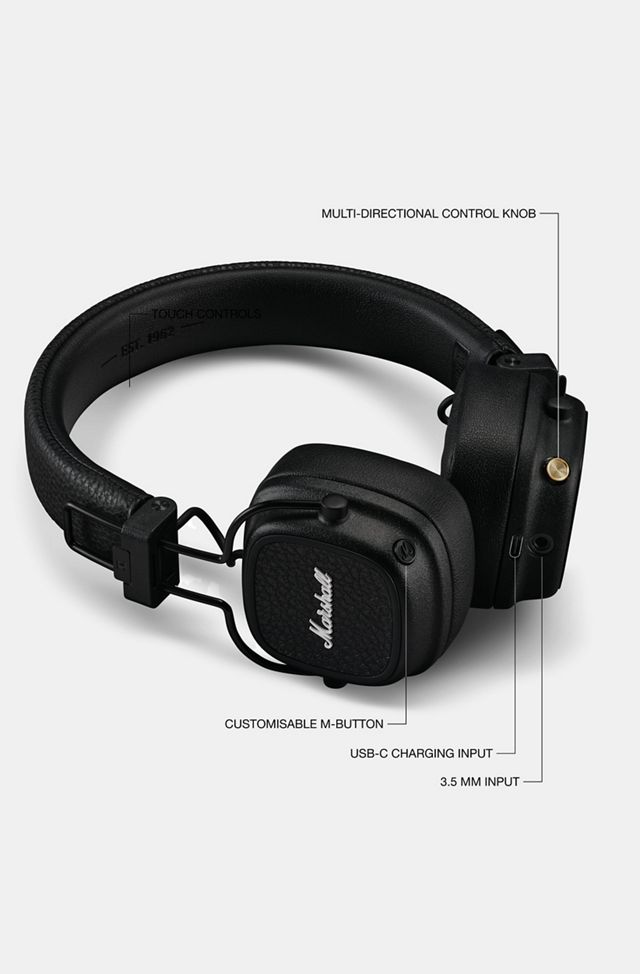 Marshall Black Major V Headphones #1