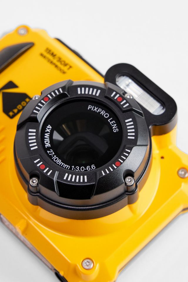Kodak Yellow Pixpro WPZ2 Waterproof Camera | Urban Outfitters UK