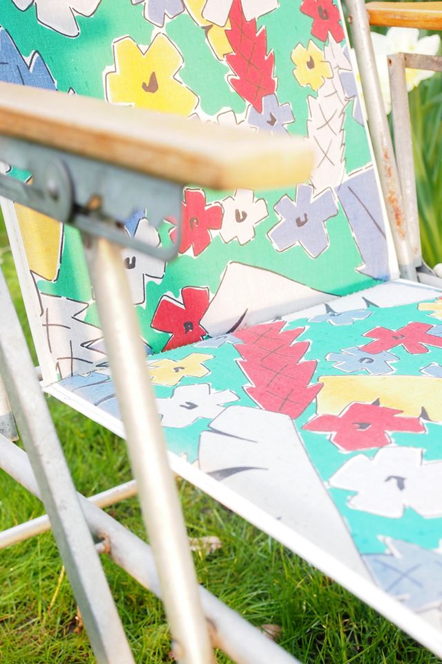 Urban Renewal Vintage Rocking Deck Chair  #3