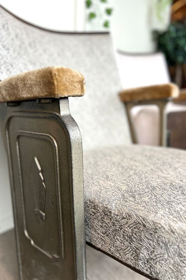Originall Creations Pair Of Vintage Theatre Seats  #2