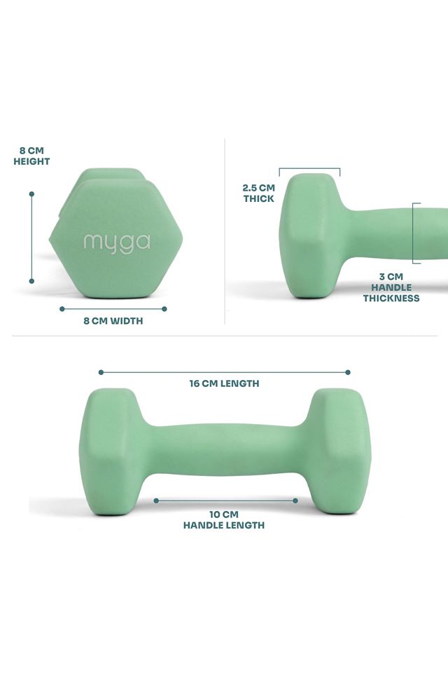 MYGA 2kg Dumbbell 2-Pack #4