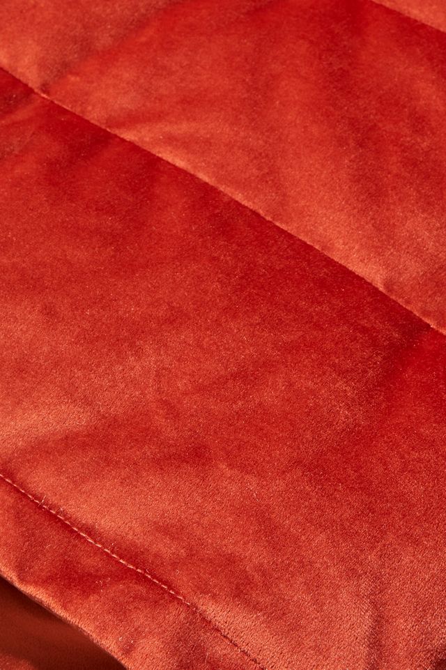 icon Terracotta Dolce Velvet Lounger Bean Bag #2