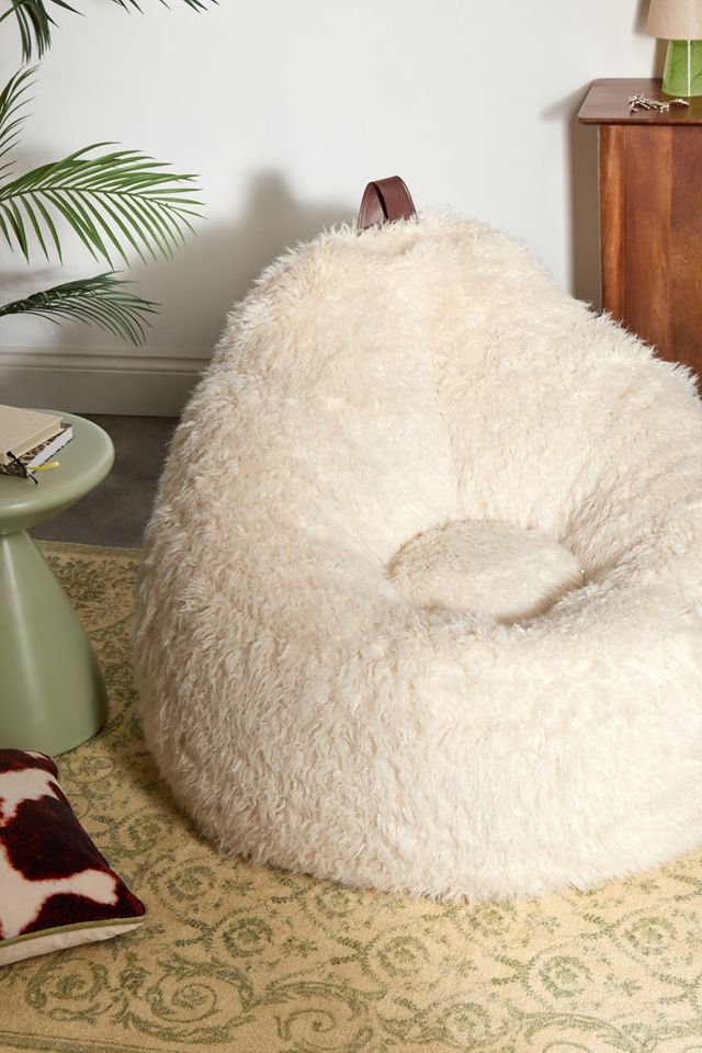icon Cocoon Yeti Faux Fur Beanbag Lounge Chair #1