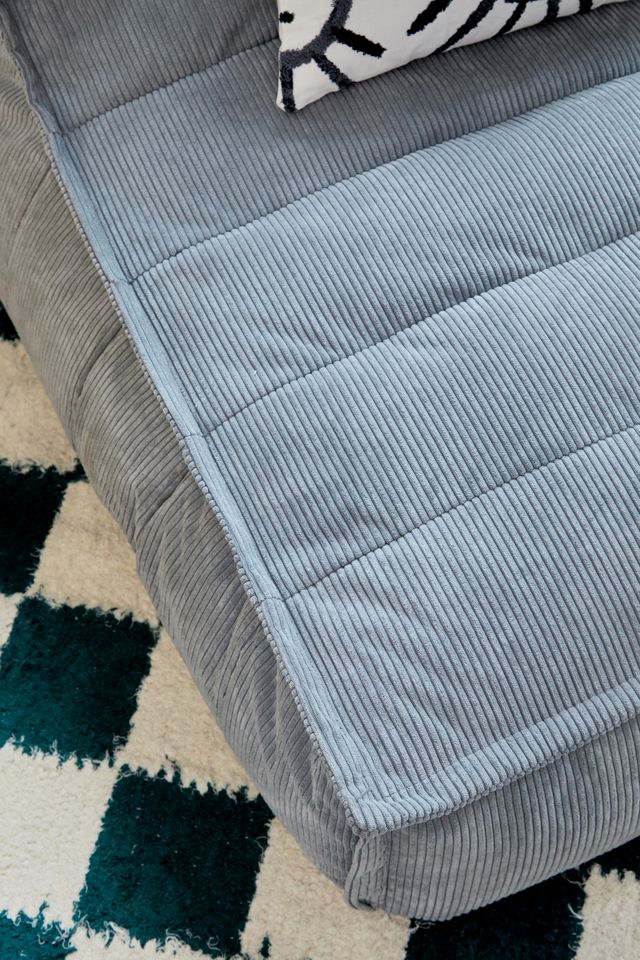 icon Grey Otto Cord Bean Bag Lounger #2