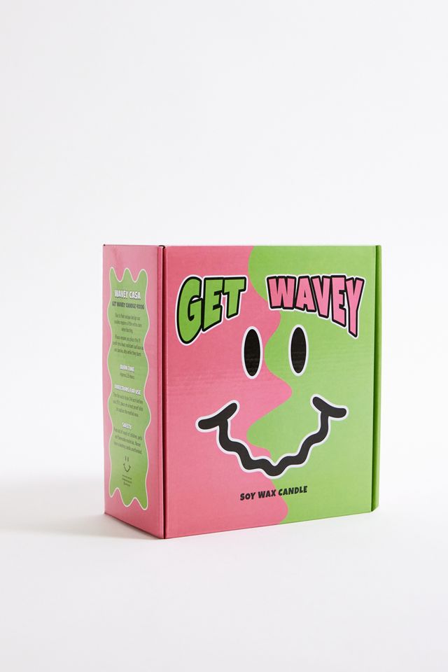 Wavey Casa Pink & Green Get Wavey Candle #1