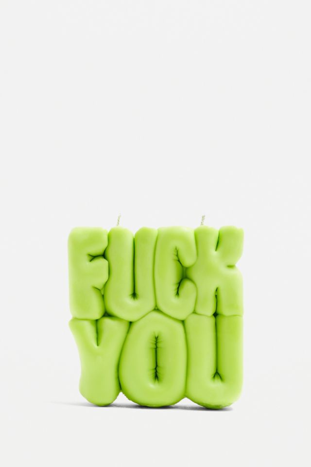 Wavey Casa Lime F*ck You Puffer Candle | Urban Outfitters UK