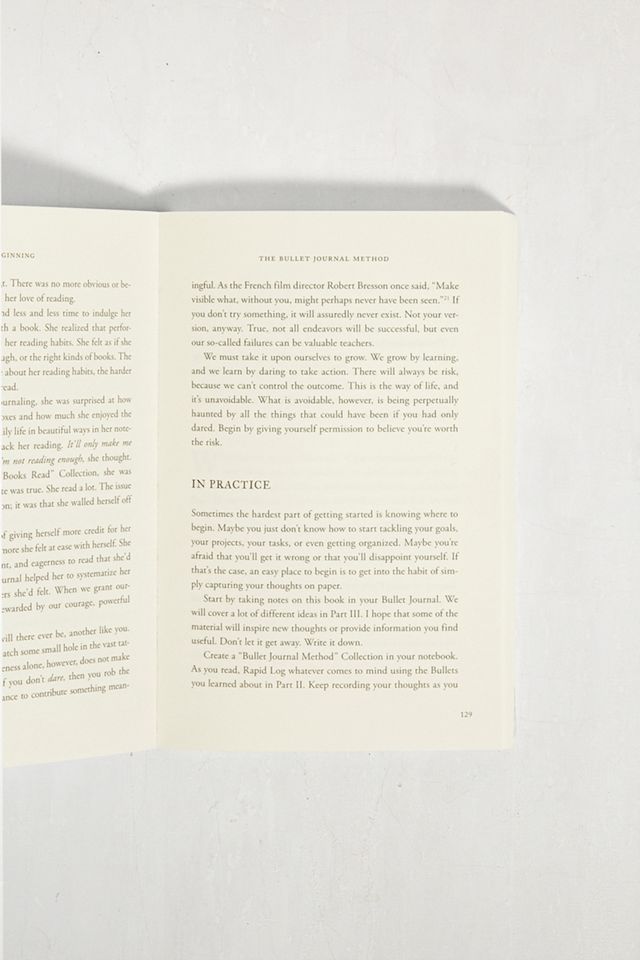 The Bullet Journal Method By Ryder Carroll | Urban Outfitters UK