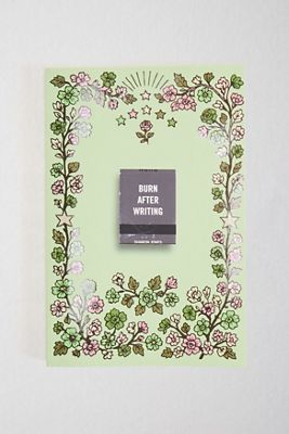 "Burn After Writing" Exclusivo de UO Por Sharon Jones