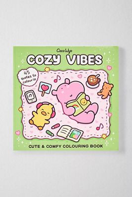 Cozy Vibes Cute & Comfy Colouring Book