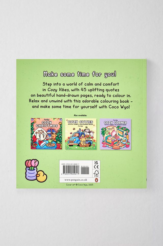 Libro da Colorare Cozy Vibes Cute & Comfy #3