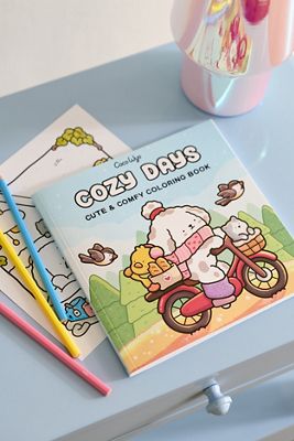 Libro da Colorare Cozy Days Carino e Comodo