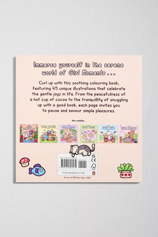 Girl Moments: Cute & Comfy Colouring Book by Coco Wyo #3