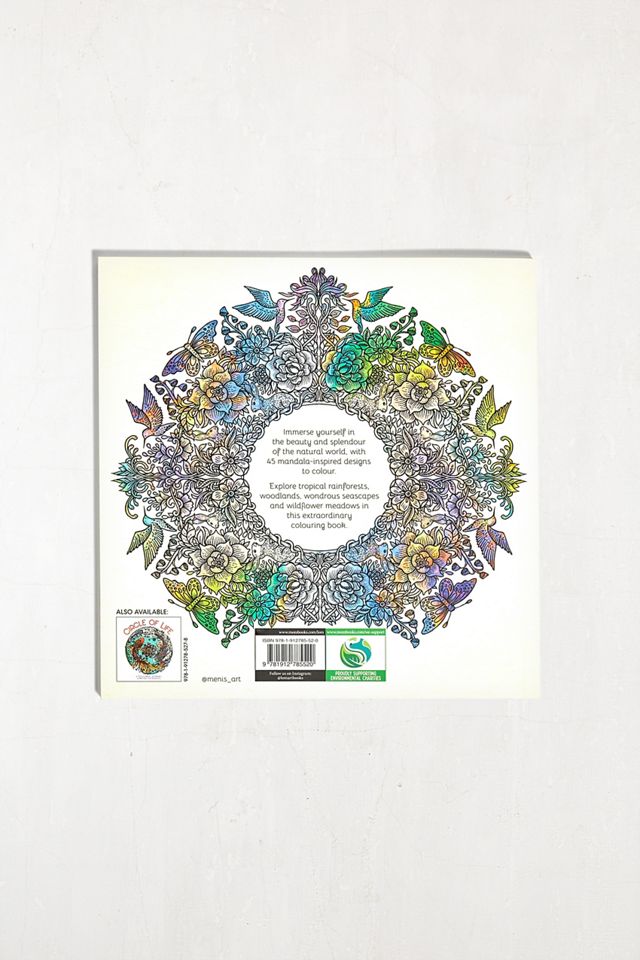 Mandala della natura: una meditazione colorante di Melpomeni Chatzipanagiotou #2