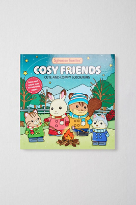 Sylvanian Families Cosy Friends Cute Comfy Colouring Book - Main Image