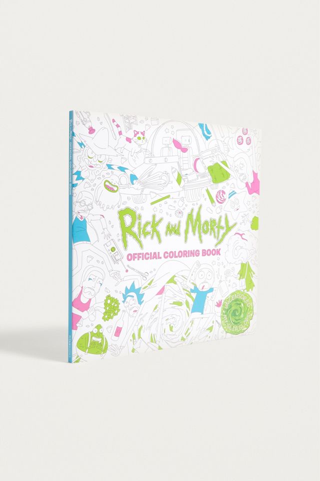 Rick and Morty Official Colouring Book Urban Outfitters UK