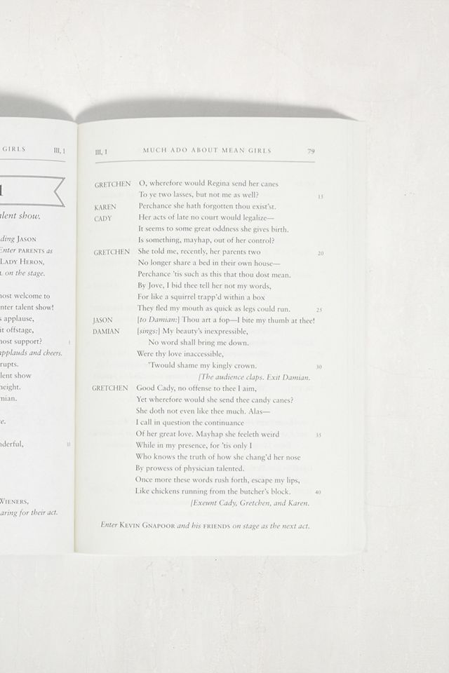 William Shakespeare's Much Ado About Mean Girls, par Ian Doescher #1