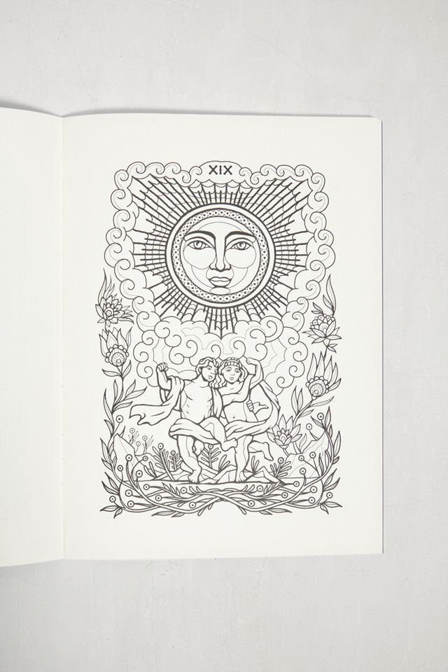 Tarot Colouring Book: A Personal Growth Colouring Journey By Oliver Munden & Diana McMahon Collis #1