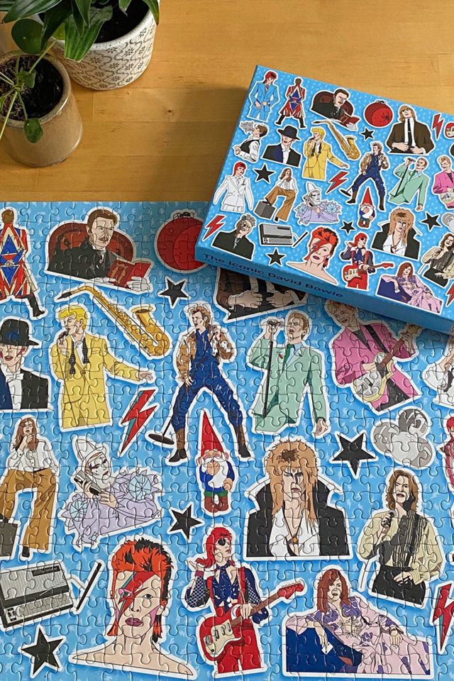 The Iconic David Bowie 500Piece Jigsaw Puzzle Urban Outfitters UK