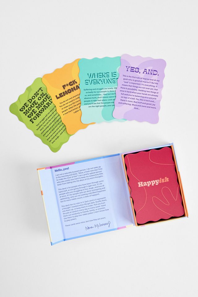 Happyish Card Deck By Nora Mcinerny  #1